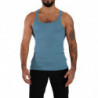 T-shirt intima canotta girocollo in cotone blu - IT4 - S