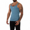 T-shirt intima canotta girocollo in cotone blu - IT4 - S