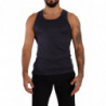Intimo senza maniche con scollo tondo modale blu - IT4 - S