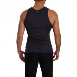 Intimo senza maniche con scollo tondo modale blu - IT4 - S