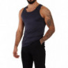 Intimo senza maniche con scollo tondo modale blu - IT4 - S