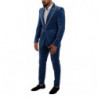 Abito 2 pezzi slim fit in velluto blu SICILIA - IT48 - M
