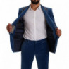 Abito 2 pezzi slim fit in velluto blu SICILIA - IT48 - M