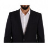 Abito 2 pezzi monopetto in lana blu ORO - IT56 - XXL