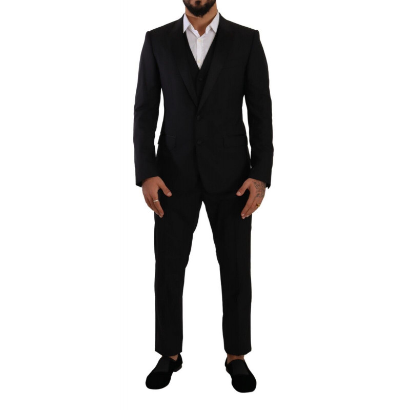 Abito 3 pezzi monopetto MARTINI nero - IT50 - L