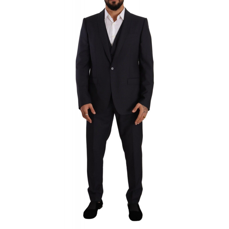 Abito 3 pezzi monopetto blu MARTINI - IT52 - XL
