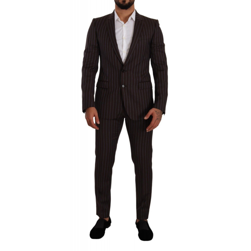 Abito 2 pezzi slim fit a righe MARTINI bordeaux - IT48 - M