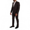 Abito 2 pezzi slim fit a righe MARTINI bordeaux - IT48 - M