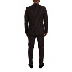 Abito 2 pezzi slim fit a righe MARTINI bordeaux - IT48 - M
