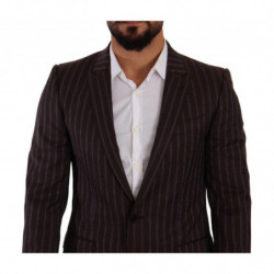 Abito 2 pezzi slim fit a righe MARTINI bordeaux - IT48 - M