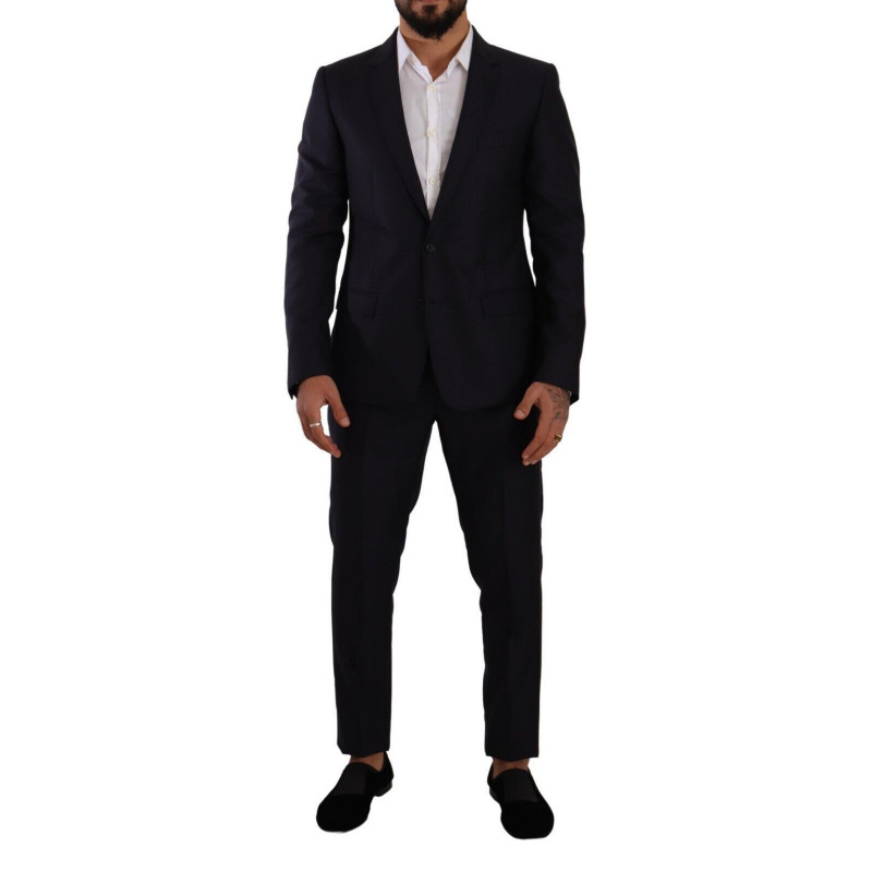 Abito cappotto 2 pezzi blu MARTINI slim fit - IT50 - L