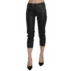 Pantaloni jeans corti vita...
