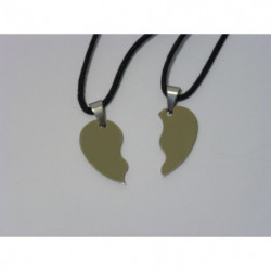 Coppia di collane con cuore...