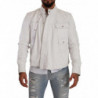Giubbotto Biker in Pelle Bianca Collezione Black Gold - IT46 - S