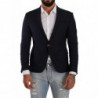 Blazer slim fit monopetto blu scuro - IT48 - M