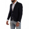 Blazer slim fit monopetto blu scuro - IT48 - M