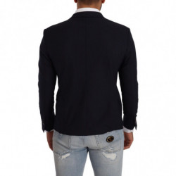 Blazer slim fit monopetto blu scuro - IT48 - M