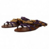 Scarpe sandali appartamenti Devotion in pelle viola - EU35.5/US5