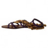 Scarpe sandali appartamenti Devotion in pelle viola - EU35.5/US5
