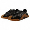 Sneakers NS1 stringate in tessuto bianco nero - EU39/US6