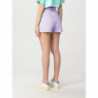 Pantaloncini in cotone viola - M