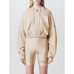 Maglione in cotone beige - S