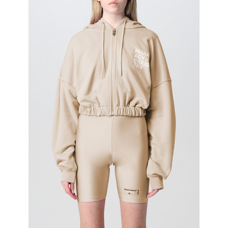 Maglione in cotone beige - L