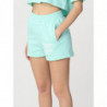 Pantaloncini in cotone verde - S