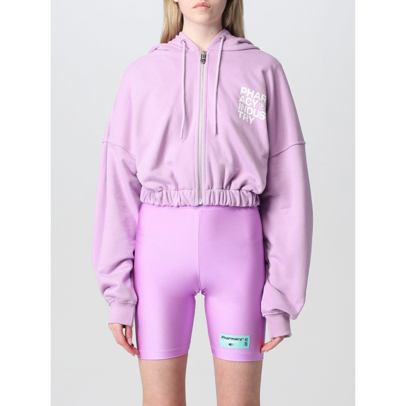 Maglione in cotone viola - M