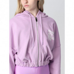 Maglione in cotone viola - M