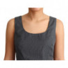 Abito a trapezio in cotone nero a pois - IT40- L