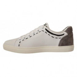 Scarpe da ginnastica casual LOVE in pelle bianca grigia - EU39.5/US6.5
