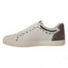 Scarpe da ginnastica casual LOVE in pelle bianca grigia - EU39.5/US6.5