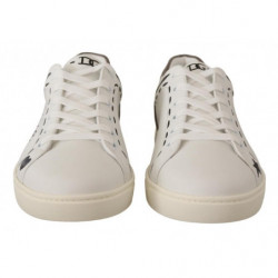 Scarpe da ginnastica casual LOVE in pelle bianca grigia - EU39.5/US6.5