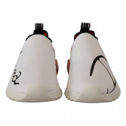 Scarpe da ginnastica con sandali Sorrento bianchi e rossi - EU39/US6
