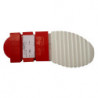 Scarpe da ginnastica con sandali Sorrento bianchi e rossi - EU39/US6