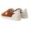 Scarpe da ginnastica basse in pelle scamosciata marrone - EU41/US8