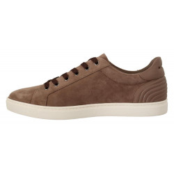 Scarpe da ginnastica in pelle scamosciata marrone - EU40/US7