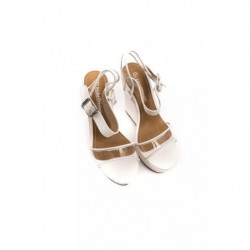 Sandalo in materiale esterno bianco - EU36/US6