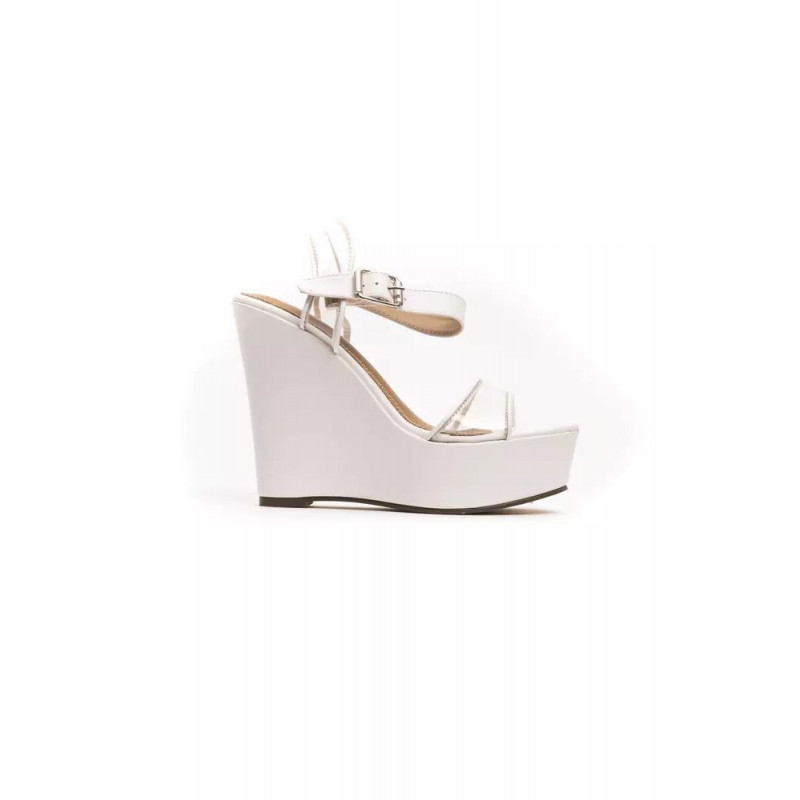 Sandalo in materiale esterno bianco - EU37/US7