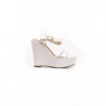 Sandalo in materiale esterno bianco - EU37/US7