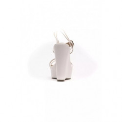 Sandalo in materiale esterno bianco - EU38/US8