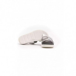 Sandalo in materiale esterno argento - EU37/US7