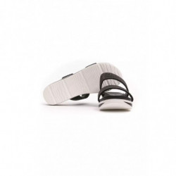 Sandalo in materiale esterno nero - EU38/US8