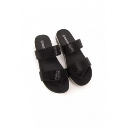 Sandalo in materiale esterno nero - EU37/US7