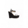 Sandalo in materiale esterno nero - EU39/US9