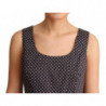 Abito elasticizzato a trapezio in cotone floreale nero - IT42-M
