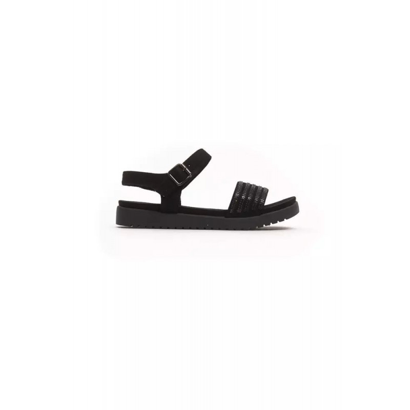 Sandalo in materiale esterno nero - EU37/US7