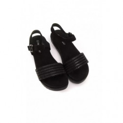 Sandalo in materiale esterno nero - EU37/US7