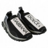 Sneakers sportive elasticizzate SORRENTO nere bianche - EU39/US6